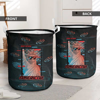 United States 250th Anniversary Laundry Basket Statue Of Liberty Cyberpunk Style - Wonder Print Shop