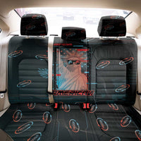 United States 250th Anniversary Back Car Seat Cover Statue Of Liberty Cyberpunk Style - Wonder Print Shop