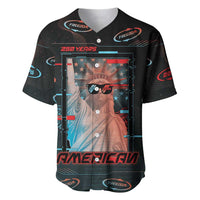 United States 250th Anniversary Baseball Jersey Statue Of Liberty Cyberpunk Style - Wonder Print Shop
