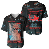 United States 250th Anniversary Baseball Jersey Statue Of Liberty Cyberpunk Style - Wonder Print Shop