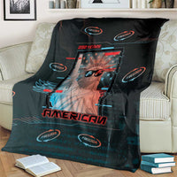 United States 250th Anniversary Blanket Statue Of Liberty Cyberpunk Style - Wonder Print Shop