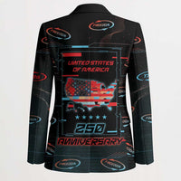 United States 250th Anniversary Blazer Statue Of Liberty Cyberpunk Style - Wonder Print Shop