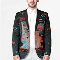 United States 250th Anniversary Blazer Statue Of Liberty Cyberpunk Style - Wonder Print Shop