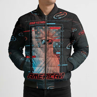 United States 250th Anniversary Bomber Puffer Jacket Statue Of Liberty Cyberpunk Style - Wonder Print Shop