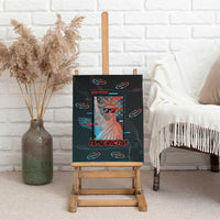 United States 250th Anniversary Canvas Wall Art Statue Of Liberty Cyberpunk Style - Wonder Print Shop