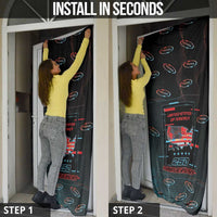 United States 250th Anniversary Door Cover Statue Of Liberty Cyberpunk Style - Wonder Print Shop