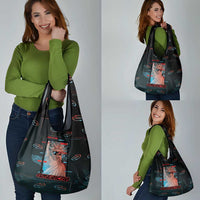 United States 250th Anniversary Grocery Bag Statue Of Liberty Cyberpunk Style - Wonder Print Shop