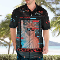United States 250th Anniversary Hawaiian Shirt Statue Of Liberty Cyberpunk Style - Wonder Print Shop