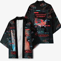 United States 250th Anniversary Kimono Statue Of Liberty Cyberpunk Style - Wonder Print Shop