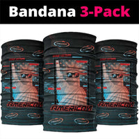 United States 250th Anniversary Neck Gaiter Statue Of Liberty Cyberpunk Style - Wonder Print Shop