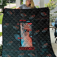 United States 250th Anniversary Quilt Statue Of Liberty Cyberpunk Style - Wonder Print Shop