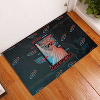 United States 250th Anniversary Rubber Doormat Statue Of Liberty Cyberpunk Style - Wonder Print Shop