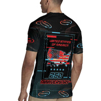 United States 250th Anniversary Rugby Jersey Statue Of Liberty Cyberpunk Style - Wonder Print Shop