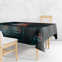 United States 250th Anniversary Tablecloth Statue Of Liberty Cyberpunk Style - Wonder Print Shop