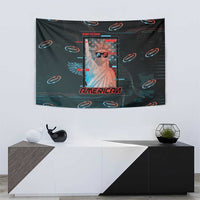 United States 250th Anniversary Tapestry Statue Of Liberty Cyberpunk Style - Wonder Print Shop