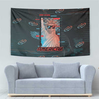 United States 250th Anniversary Tapestry Statue Of Liberty Cyberpunk Style - Wonder Print Shop