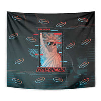 United States 250th Anniversary Tapestry Statue Of Liberty Cyberpunk Style - Wonder Print Shop