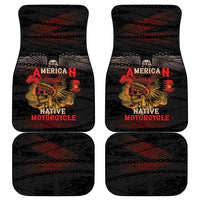Indian Motorcycle Car Mats Live To Ride Skull Biker Native American - Wonder Print Shop