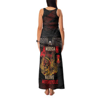 Indian Motorcycle Family Matching Tank Maxi Dress and Hawaiian Shirt Live To Ride Skull Biker Native American - Wonder Print Shop