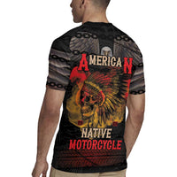 Indian Motorcycle Rugby Jersey Live To Ride Skull Biker Native American - Wonder Print Shop
