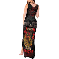 Indian Motorcycle Tank Maxi Dress Live To Ride Skull Biker Native American - Wonder Print Shop