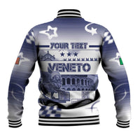 Personalized Italy Veneto Baseball Jacket Lion Saint Mark Of Venetian Republic - Wonder Print Shop