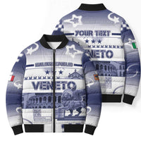 Personalized Italy Veneto Bomber Puffer Jacket Lion Saint Mark Of Venetian Republic - Wonder Print Shop