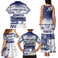 Personalized Italy Veneto Family Matching Tank Maxi Dress and Hawaiian Shirt Lion Saint Mark Of Venetian Republic - Wonder Print Shop
