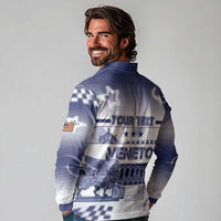 Personalized Italy Veneto Long Sleeve Polo Shirt Lion Saint Mark Of Venetian Republic - Wonder Print Shop