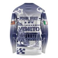 Personalized Italy Veneto Long Sleeve Shirt Lion Saint Mark Of Venetian Republic - Wonder Print Shop