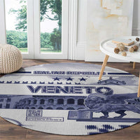 Italy Veneto Round Carpet Lion Saint Mark Of Venetian Republic - Wonder Print Shop