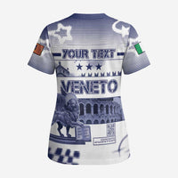 Personalized Italy Veneto Scrub Top Lion Saint Mark Of Venetian Republic - Wonder Print Shop