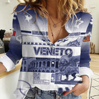 Personalized Italy Veneto Women Casual Shirt Lion Saint Mark Of Venetian Republic - Wonder Print Shop