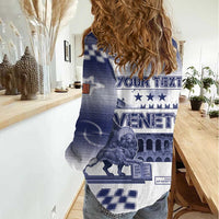 Personalized Italy Veneto Women Casual Shirt Lion Saint Mark Of Venetian Republic - Wonder Print Shop