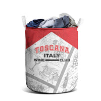 Italy Tuscany Laundry Basket Toscana Wine Club - Wonder Print Shop