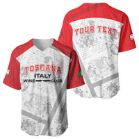Personalized Italy Tuscany Baseball Jersey Toscana Wine Club - Wonder Print Shop