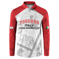 Personalized Italy Tuscany Button Sweatshirt Toscana Wine Club - Wonder Print Shop
