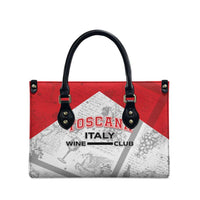Italy Tuscany Leather Bag Toscana Wine Club - Wonder Print Shop