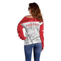 Personalized Italy Tuscany Off Shoulder Sweater Toscana Wine Club - Wonder Print Shop