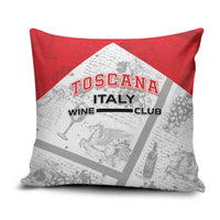 Italy Tuscany Pillow Cover Toscana Wine Club - Wonder Print Shop