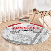 Italy Tuscany Round Carpet Toscana Wine Club - Wonder Print Shop