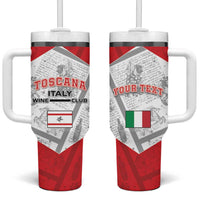 Personalized Italy Tuscany Tumbler With Handle Toscana Wine Club - Wonder Print Shop