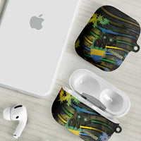 Gabon AirPods Case Panther Strike Striped Style