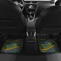 Personalized Gabon Car Mats Panther Strike Striped Style