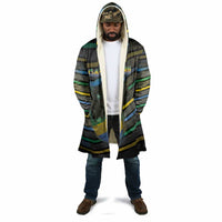 Personalized Gabon Cloak Panther Strike Striped Style
