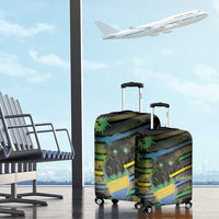 Gabon Luggage Cover Panther Strike Striped Style