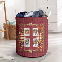 Zodiac Signs Laundry Basket The Fire Element Baroque Hearts Card
