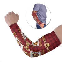 Zodiac Signs Arm Sleeves The Fire Element Baroque Hearts Card