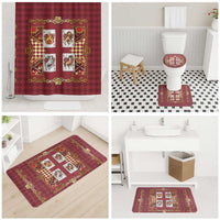 Zodiac Signs Bathroom Set The Fire Element Baroque Hearts Card