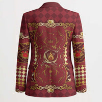 Zodiac Signs Blazer The Fire Element Baroque Hearts Card